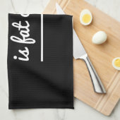 Schweiß ist fettes Schreien Handtuch (Viertel Falte)