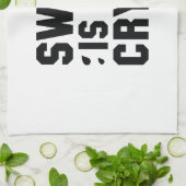 Schweiß ist fettgeweint küchentuch (Gefaltet)