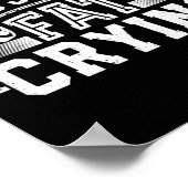 Schweiß ist nur fett weinen Funny Workout Gym Poster (Ecke)