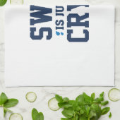 Schweiß ist nur fettgeweint geschirrtuch (Gefaltet)