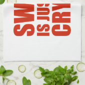 Schweiß ist nur fettgeweint handtuch (Gefaltet)