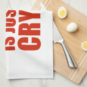 Schweiß ist nur fettgeweint handtuch (Viertel Falte)