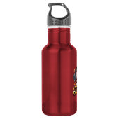 Schweiß & Knusprig Edelstahlflasche (Rückseite)