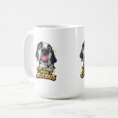 Schweiß & Knusprig Kaffeetasse (Vorderseite Links)