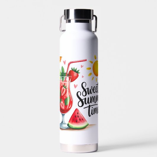 Schweiß Sommertime  Trinkflasche (Vorne)
