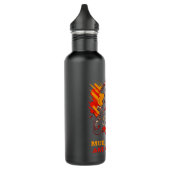 Schweiß und Gänge Schmutzradfahrer motocross Edelstahlflasche (Links)