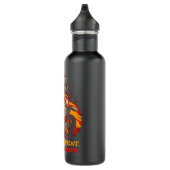 Schweiß und Gänge Schmutzradfahrer motocross Edelstahlflasche (Rechts)