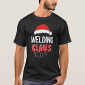 Schweiß Weihnachtsmann Matching Kostüme Vorher T-Shirt (Vorderseite)