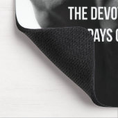 Schweiß, Zeit, Hingabe, Frauenarbeit Motivierend Mousepad (Ecke)