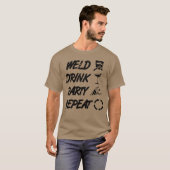 Schweißangebot Freund T-Shirt (Vorne ganz)