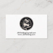 Schweißanlage Visitenkarte (Rückseite)