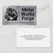 Schweißarbeit | Blue Collar Work Visitenkarte (Vorne/Hinten)