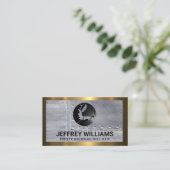 Schweißarbeit | Metallrivets Visitenkarte (Stehend Vorderseite)