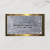 Schweißarbeit | Metallrivets Visitenkarte (Rückseite)