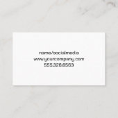 Schweißarbeiten Visitenkarte (Rückseite)