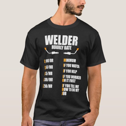 Schweissarbeiter T-Shirt (Vorderseite)