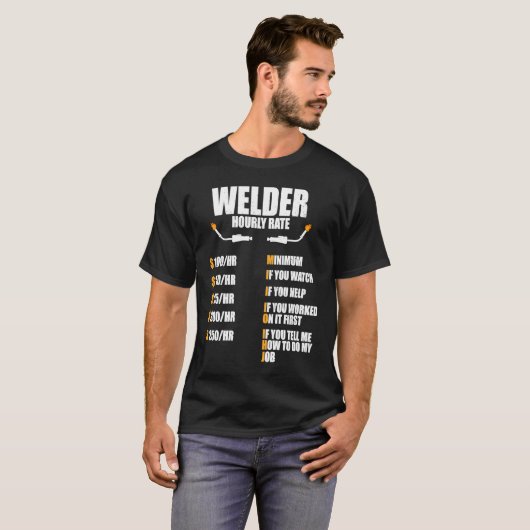 Schweissarbeiter T-Shirt (Vorne ganz)