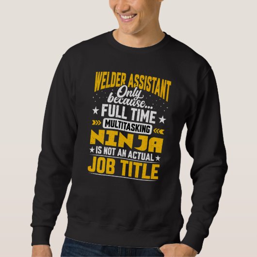 Schweissassistent - Schweißnahtassoziat Sweatshirt (Vorderseite)