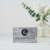 Schweißbaulogo | Metallgewebe Visitenkarte (Stehend Vorderseite)