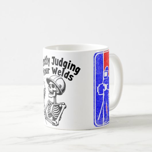 Schweissbecher schweigend beurteilen Ihre Welden Kaffeetasse (VorderseiteRechts)