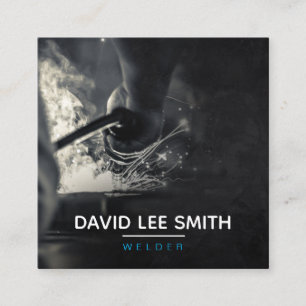 Schweißdienst Quadratische Visitenkarte