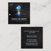 Schweißdienst Quadratische Visitenkarte (Vorne/Hinten)