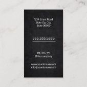 Schweißdienst Visitenkarte (Rückseite)