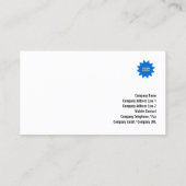 Schweißdrehtorviolet Visitenkarte (Rückseite)