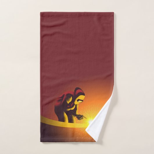 Schweißen Badhandtuch Set (Handtuch)