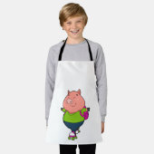 Schweißen bei Inline-Skaten mit Roller-Skaten Schürze (Getragen)