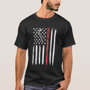 Schweißen der amerikanischen Flagge mit Fackel für T-Shirt