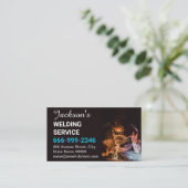 Schweißen der geschweißten Visitenkarte für Metall (Stehend Vorderseite)