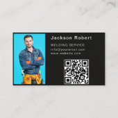 Schweißen der geschweißten Visitenkarte für Metall (Rückseite)