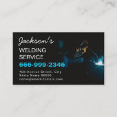 Schweißen der geschweißten Visitenkarte für Metall (Vorderseite)