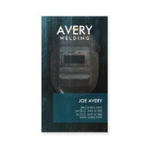 Schweißen der Schweissmaske der Visitenkarte