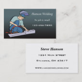 Schweißen der Visitenkarte (Vorne/Hinten)