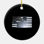 Schweißen: Die dünne Metalllinie Flagge Keramik Ornament (Hinten)