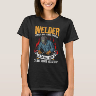 Schweißen für Männer - Stahl Schweißen von Mig Tig T-Shirt