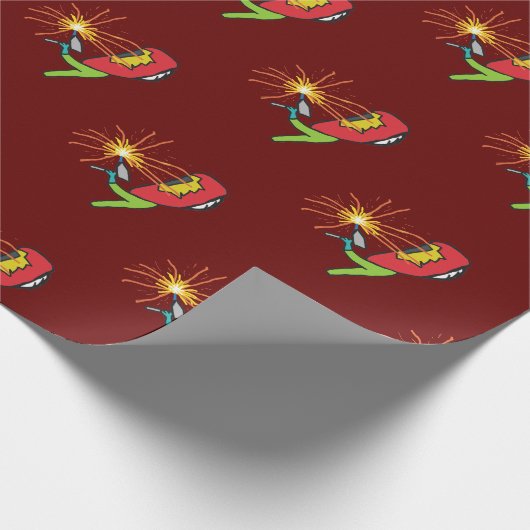 Schweißen Geschenkpapier (Ecke)