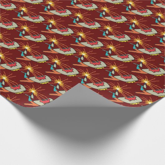 Schweißen Geschenkpapier (Ecke)