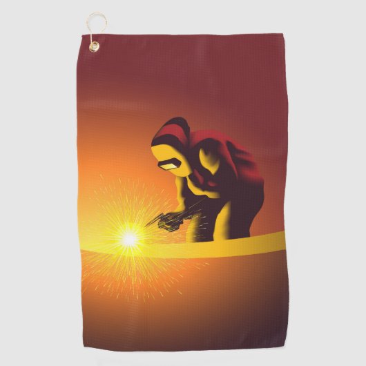 Schweißen Golfhandtuch (Vorderseite)