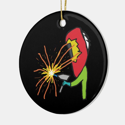 Schweißen Keramik Ornament (Links)