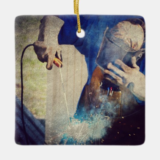 Schweißen Keramikornament (Vorderseite)