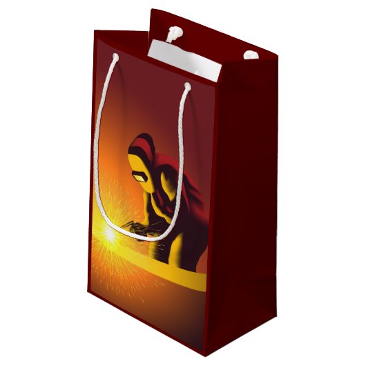 Schweißen Kleine Geschenktüte (Rückseite Schrägansicht)