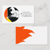 Schweißen mit Schweißmaschine in Handkarte Visitenkarte (Vorne/Hinten)