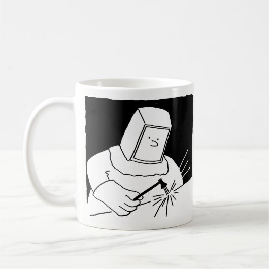 Schweißen oder Stahlarbeiter - Schmied Kaffeetasse (Links)