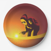 Schweißen Pappteller (Vorderseite)