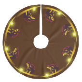 Schweißen Polyester Weihnachtsbaumdecke (Vorderseite)