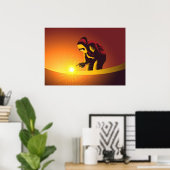 Schweißen Poster (Heimbüro)