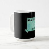 Schweißen - Schweißstundensätze Kaffeetasse (Vorderseite Links)